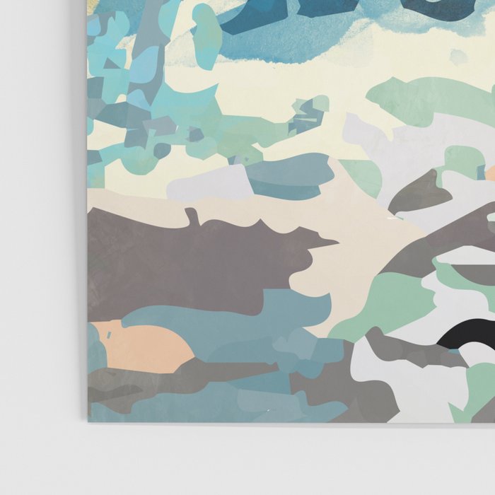 abstract forest in pastels Poster Gallery Image 3