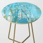 abstract forest in pastels Side Table Gallery Image 2