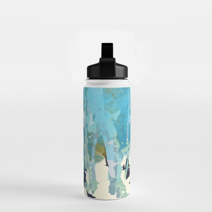 abstract forest in pastels Water Bottle Gallery Image 2