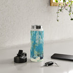 abstract forest in pastels Water Bottle Gallery Image 4