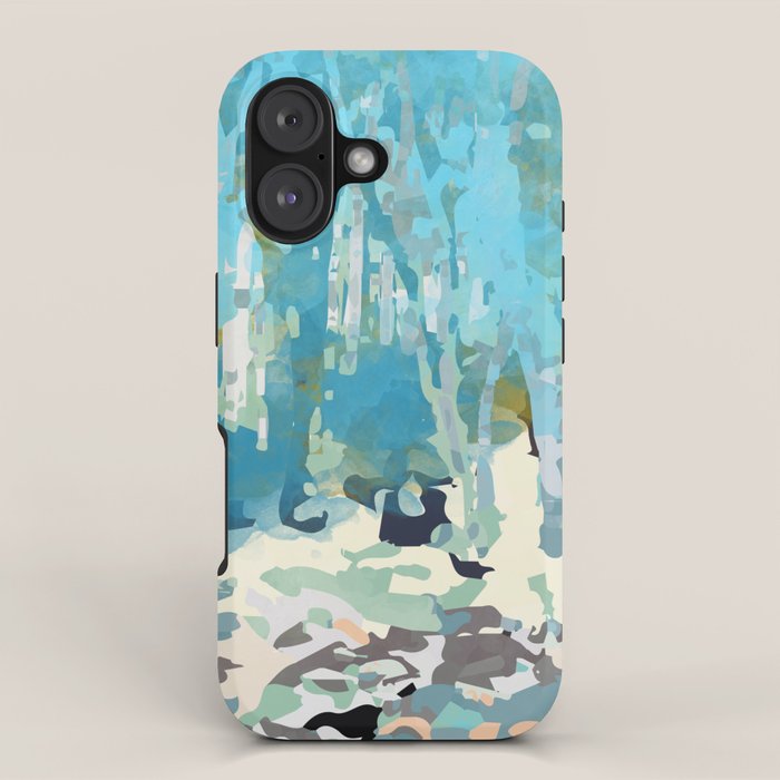 abstract forest in pastels iPhone Case Gallery Image 1