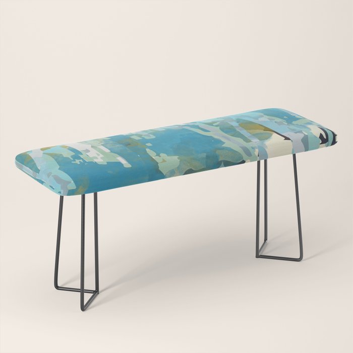 abstract forest in pastels Bench Gallery Image 1