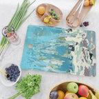 abstract forest in pastels Cutting Board Gallery Image 2