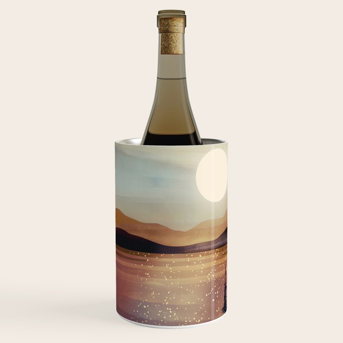 Summer Lake Sunset Wine Chiller Gallery Image 1