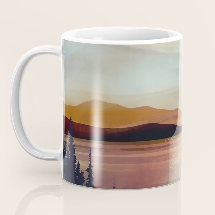 Summer Lake Sunset Coffee Mug Gallery Image 3