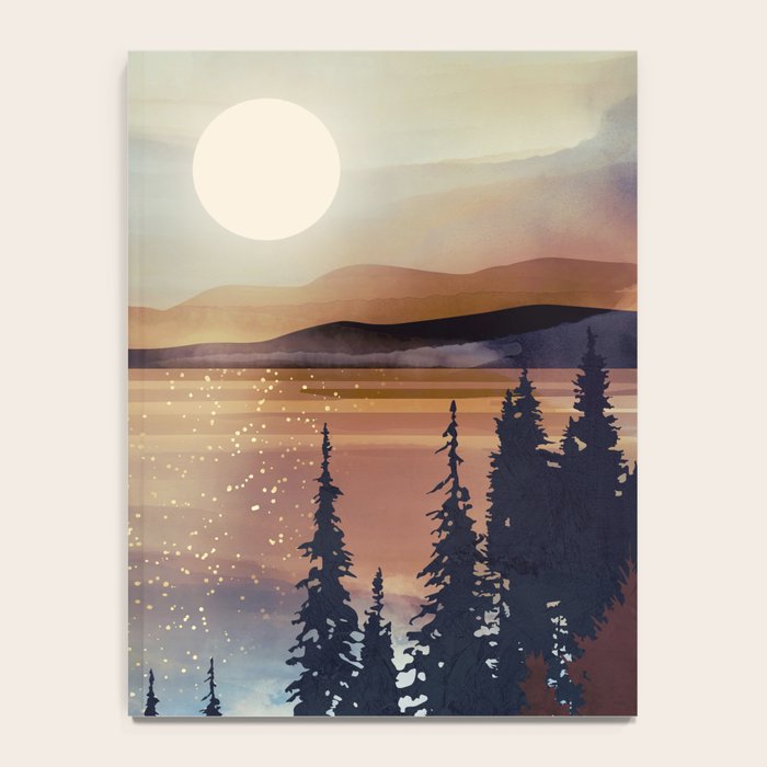 Summer Lake Sunset Notebook Gallery Image 4