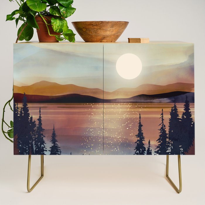 Summer Lake Sunset Credenza Gallery Image 1