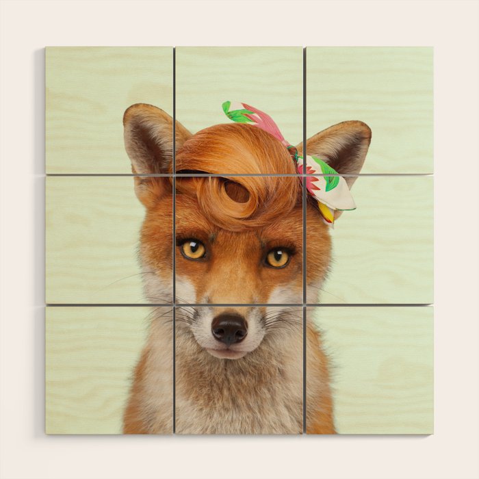 FOXY LADY Wood Wall Art Gallery Image 1