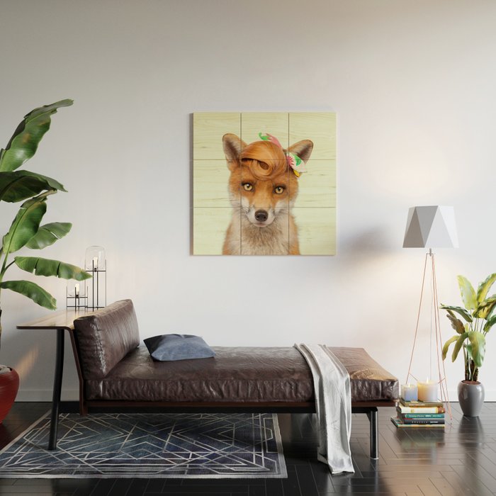 FOXY LADY Wood Wall Art Gallery Image 2