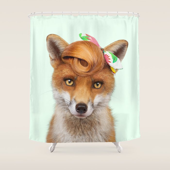 FOXY LADY Shower Curtain Gallery Image 1