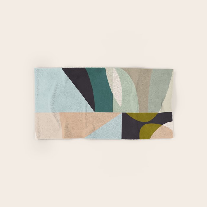 shapes geometric art mid century Towels Gallery Image 1