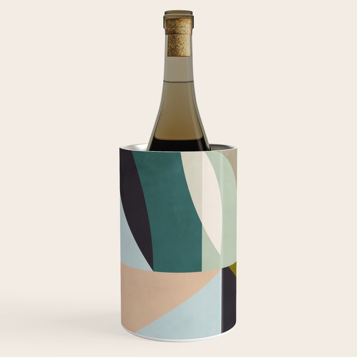 shapes geometric art mid century Wine Chiller Gallery Image 1