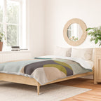 shapes geometric art mid century Duvet Cover Gallery Image 2