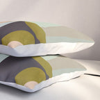 shapes geometric art mid century Pillow Sham Gallery Image 3