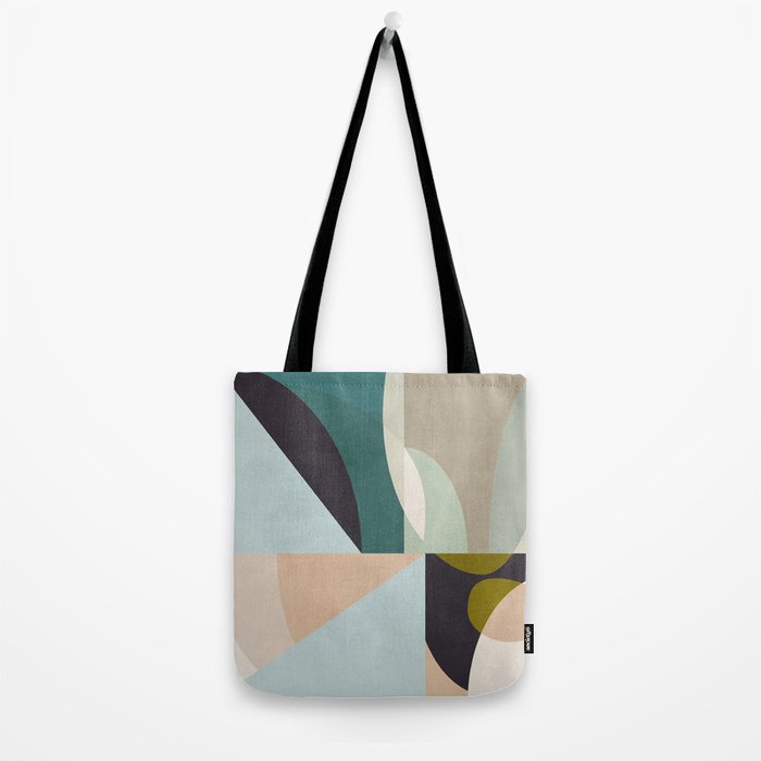 shapes geometric art mid century Tote Bag Gallery Image 2