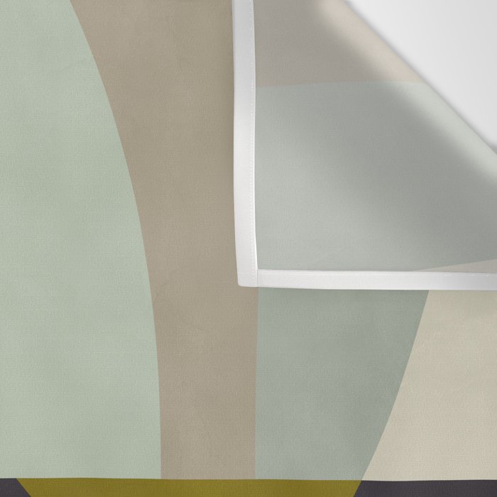 shapes geometric art mid century Wall Tapestry Gallery Image 3