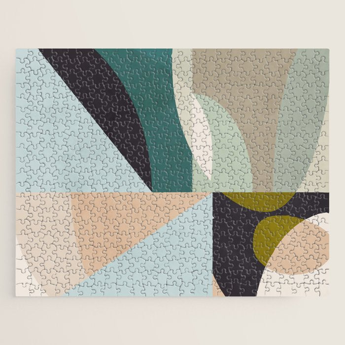 shapes geometric art mid century Jigsaw Puzzle Gallery Image 1