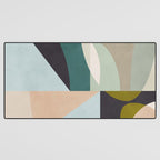 shapes geometric art mid century Desk Mat Gallery Image 3