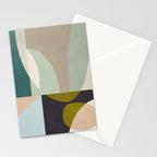 shapes geometric art mid century Stationery Card Gallery Image 2