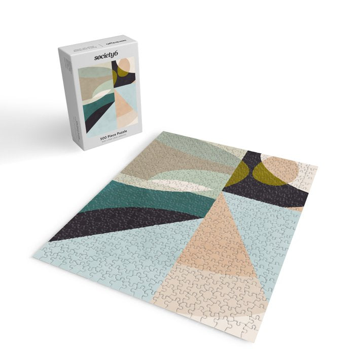 shapes geometric art mid century Jigsaw Puzzle Gallery Image 2