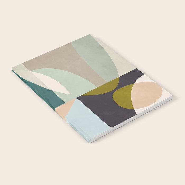 shapes geometric art mid century Notebook Gallery Image 2