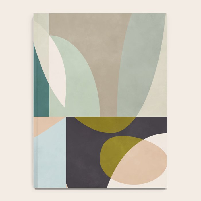shapes geometric art mid century Notebook Gallery Image 4