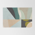 shapes geometric art mid century Rug Gallery Image 2