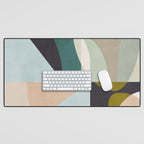 shapes geometric art mid century Desk Mat Gallery Image 1