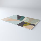 shapes geometric art mid century Rug Gallery Image 3