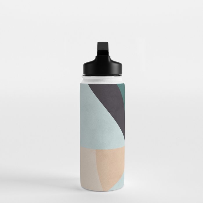 shapes geometric art mid century Water Bottle Gallery Image 3