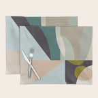 shapes geometric art mid century Placemat Gallery Image 1