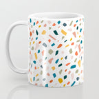 Terrazzo, Abstract Quirky Shapes Bohemian Modern Pattern Confetti Celebration Random Colorful Shapes Coffee Mug Gallery Image 3