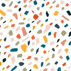 Terrazzo, Abstract Quirky Shapes Bohemian Modern Pattern Confetti Celebration Random Colorful Shapes Coffee Mug Gallery Image 2