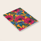 Red poppies and blue cornflowers Notebook Gallery Image 3