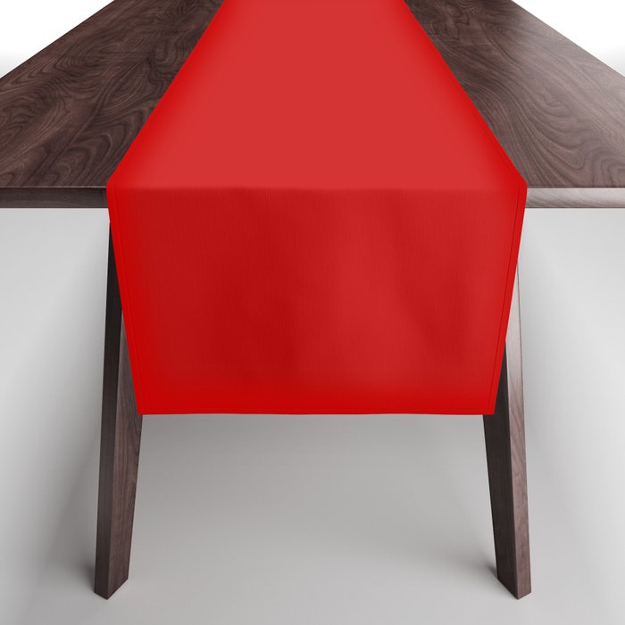 Bright red Table Runner Gallery Image 1