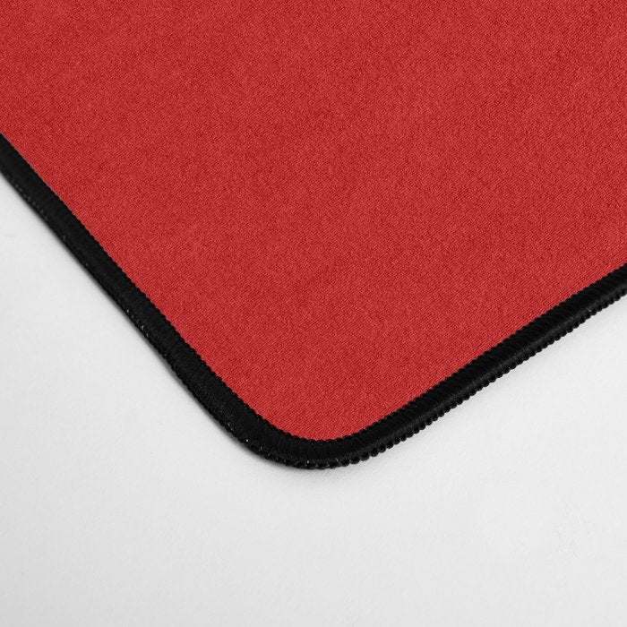Bright red Desk Mat Gallery Image 4