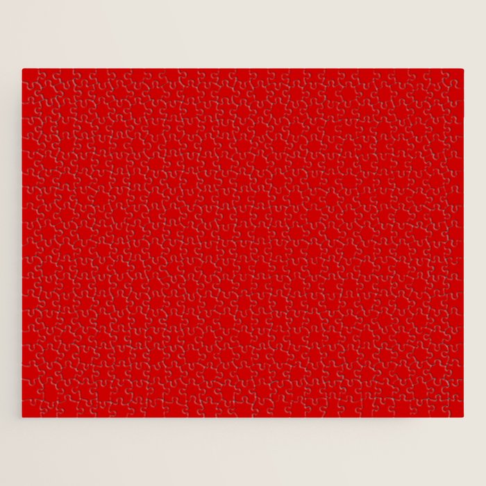 Bright red Jigsaw Puzzle Gallery Image 1