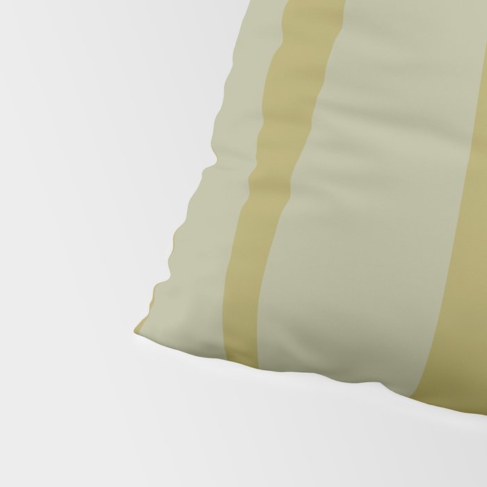 Mid Century Modern Kwaito Abstract Pattern in Vintage Olive Green and Cantaloupe Orange Pillow Sham Gallery Image 4