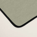 Mid Century Modern Kwaito Abstract Pattern in Vintage Olive Green and Cantaloupe Orange Desk Mat Gallery Image 4