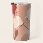 White and Red Roses Travel Mug Gallery Image 3