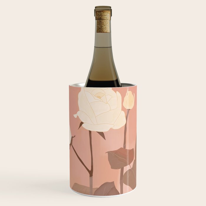 White and Red Roses Wine Chiller Gallery Image 1