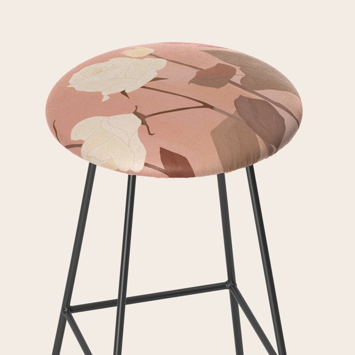 White and Red Roses Stool Gallery Image 2