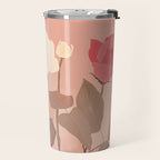 White and Red Roses Travel Mug Gallery Image 2