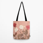 White and Red Roses Tote Bag Gallery Image 2