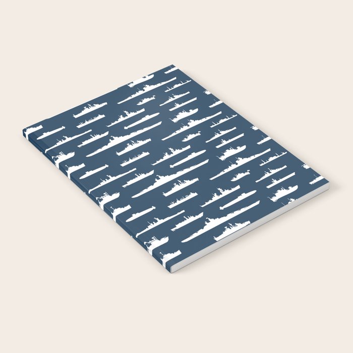 Battleship // Navy Blue Notebook Gallery Image 1