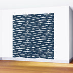 Battleship // Navy Blue Wall Mural Gallery Image 2