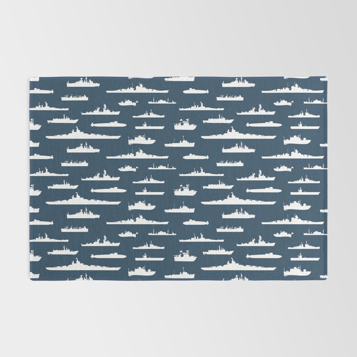 Battleship // Navy Blue Rug Gallery Image 2