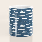 Battleship // Navy Blue Coffee Mug Gallery Image 4