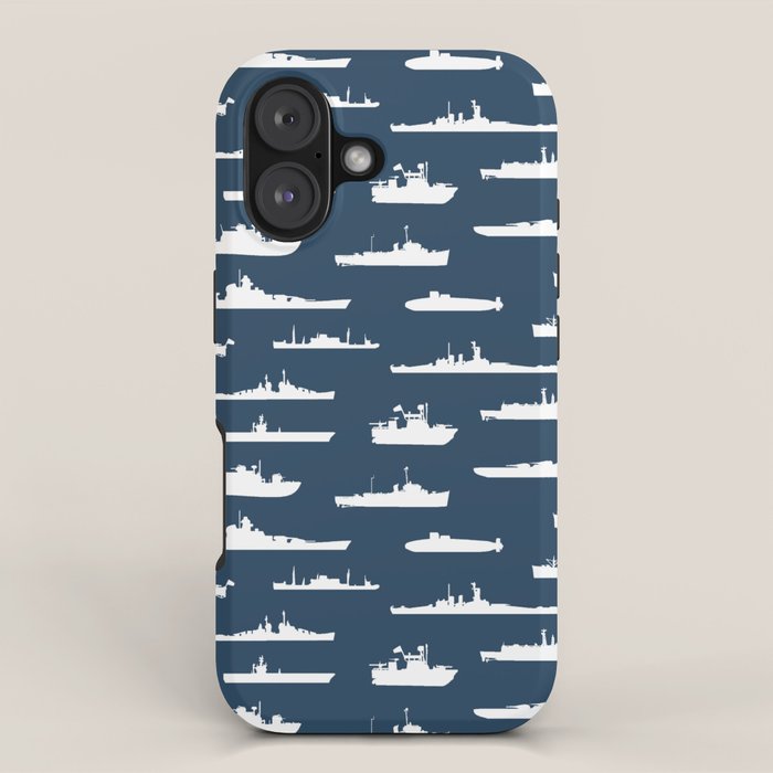 Battleship // Navy Blue iPhone Case Gallery Image 1