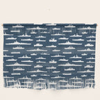 Battleship // Navy Blue Wall Hanging Gallery Image 1
